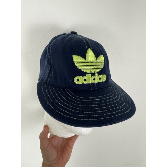 ADIDAS Trefoil Hat Cap RETRO FLEX FIT S/M VINTAGE Seattle Seahawks Colors - Picture 1 of 9
